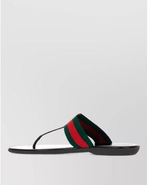 Gucci Fabric Thong Sandals - Multicolor