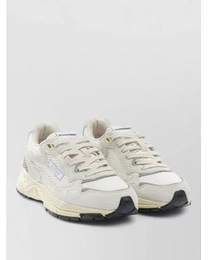 Autry Leather Mesh Low-Top Sneakers - White