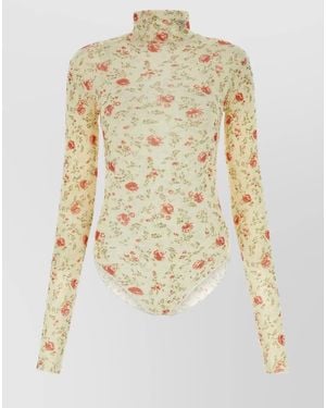 Prada Printed Bodysuit - White