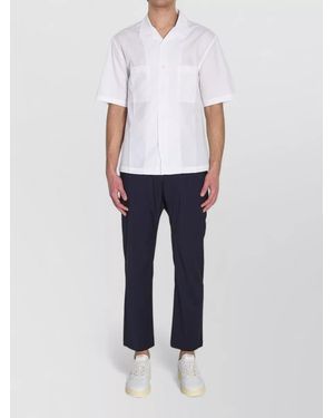 Barena Cotton Regular-Fit Camp-Collar Short-Sleeve Shirt - White