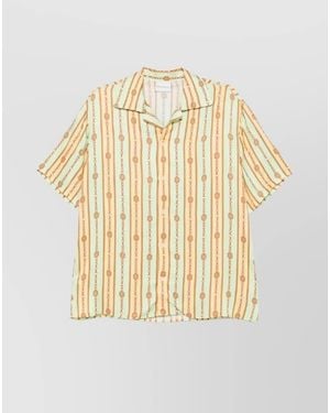 Drole de Monsieur Viscose Shirt - Metallic