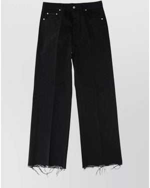 Rick Owens Wide-Leg Pants - Black