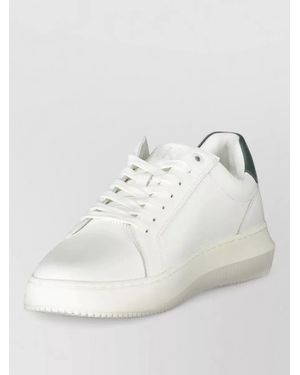 Calvin Klein Leather Low-Top Sneakers - White