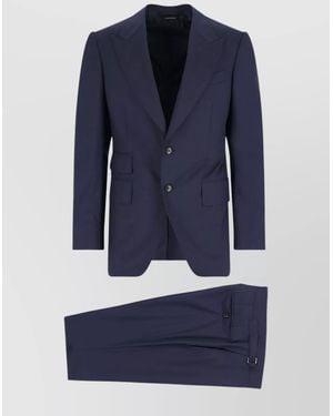 Tom Ford Single Breasted Suit - Blue