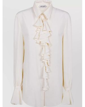 Alberta Ferretti Silk Blend Shirt - White