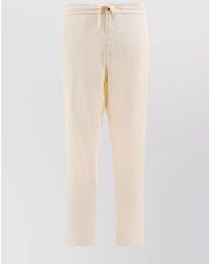 Vince Hemp Straight-Leg Trousers - Natural
