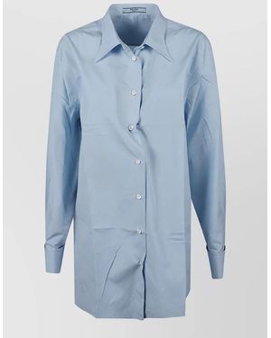 Prada Poplin Shirt - Blue