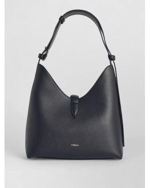 Furla Small Leather Shoulder Bag - Black