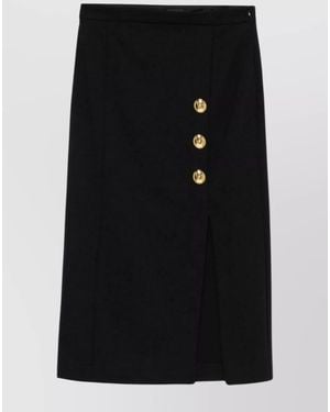 Pinko Side Split Knee-Length Pencil Skirt - Black