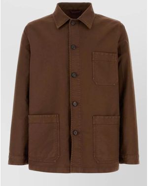 Prada Canvas Jacket - Brown