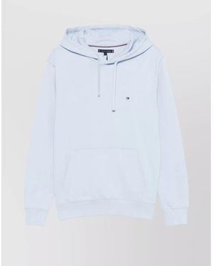 Tommy Hilfiger Hooded Sweatshirt Pouch Pocket - Blue