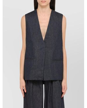 Amiri Cotton Waistcoat - Blue