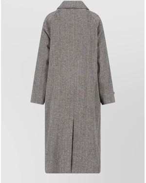Polo Ralph Lauren Wool Trench Coat - Grey