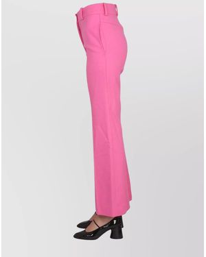 Patou Flared Tailored Trousers - Pink