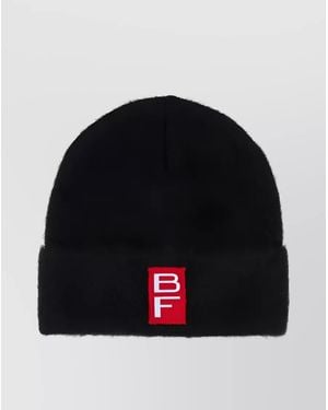BY FAR Alpaca Beanie Hat - Black