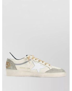 Golden Goose Leather Low-Top Trainers - Natural