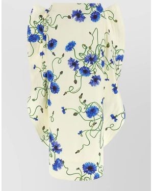 Stella McCartney Floral-Print High-Rise Ruffled Midi Skirt - Multicolour