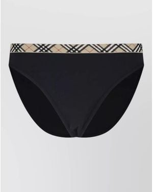 Burberry Lounge Shorts Elastic Waistband Comfort Fit - Black
