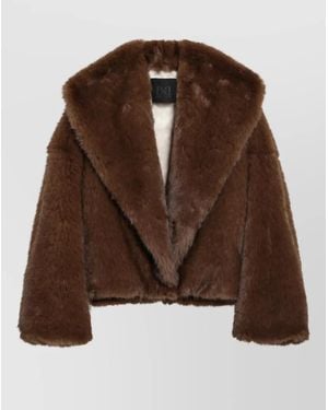 BB COUTURE Faux Fur Jacket - Brown