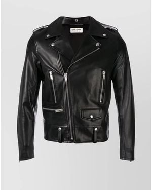 Saint Laurent Motorcycle Jacket - Black