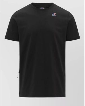K-Way Leonide Crew Neck Top Short Sleeves - Black