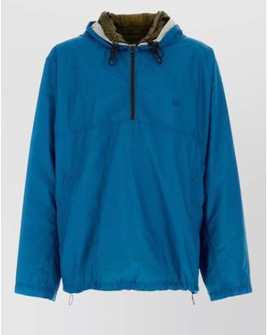 Loewe Tech Fabric Puffer Jacket - Blue