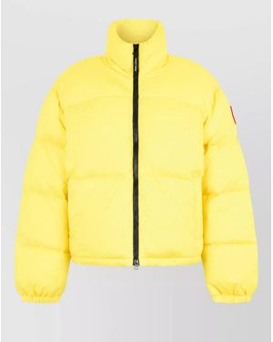 Canada Goose Quilted Puffer Parka Coat - Yellow