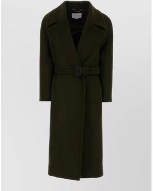 Stella McCartney Wool Single-Breasted Coat - Black