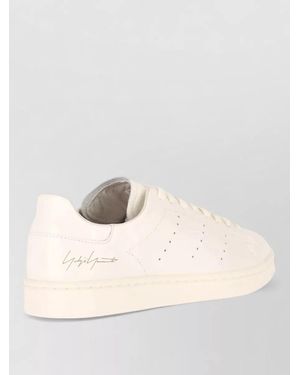 Y-3 Leather Low-Top Trainers - Natural