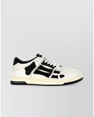 Amiri Leather Low-Top Trainers - Metallic