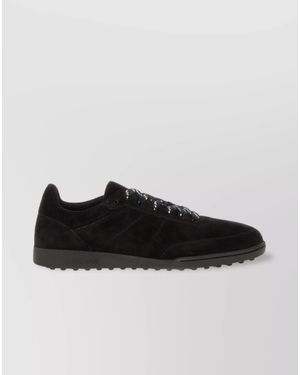 A.P.C. Leather Low-Top Trainers - Black