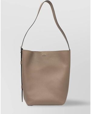 Max Mara Leather Shoulder Bag - White