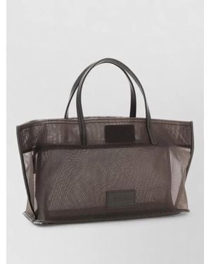 STAUD Mini Mesh Tote Bag - Gray