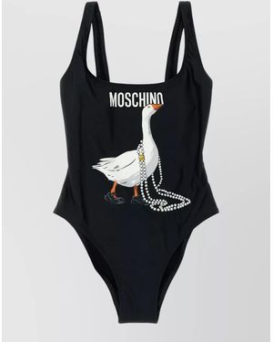 Moschino One-Piece Swimsuit - Black