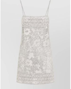Ermanno Scervino Lace Mini Dress - White
