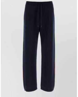 Gucci Midnight Stretch Wool Sweatpants - Blue