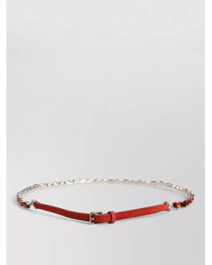 Dolce & Gabbana Crystal Embellished Belt - White