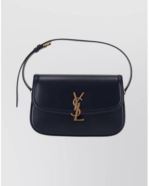 Saint Laurent Ysl Shoulder Bag Adjustable Strap - Blue