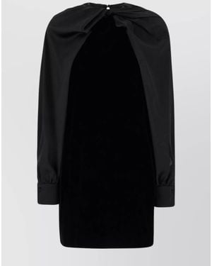 Max Mara Velvet Mini Dress - Black