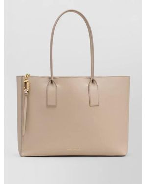 Marc Jacobs Tote Bag Tone Hardware Top Handles - Natural