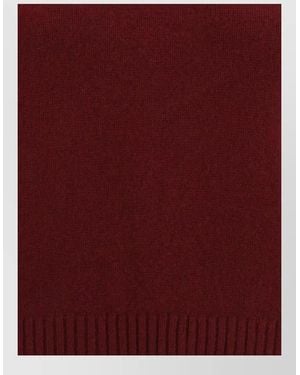 Lisa Yang Ribbed Cashmere Crewneck Sweater - Red
