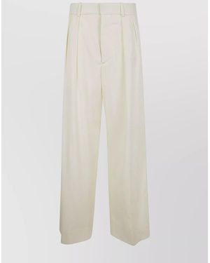 Wardrobe NYC High Waist Wide-Leg Pants - White