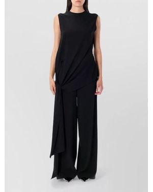 Alaïa Tie Jumpsuit - Blue