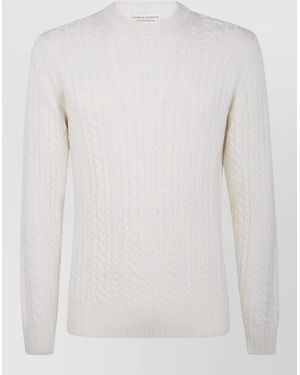 Filippo De Laurentis Crew Neck Jumper - White