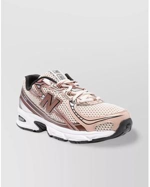 New Balance Mesh Panel Rubber Sole Sneakers - White