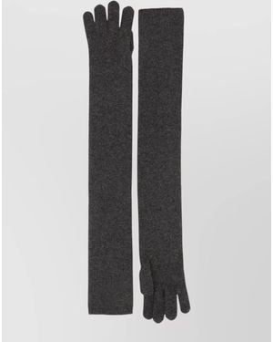 Max Mara Timor Long Gloves Five Finger Design - Multicolor