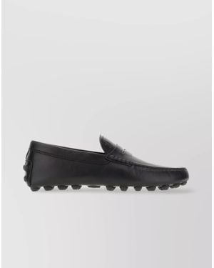 Tod's Leather Loafers - Black