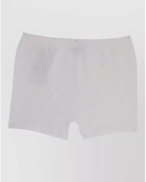 MM6 by Maison Margiela Cotton Boxer Shorts - White