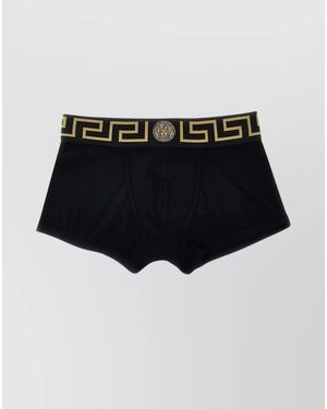 Versace Logo Boxer Briefs - Black