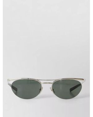 Saint Laurent Sl 862 Metal Frame Sunglasses Brass - Gray